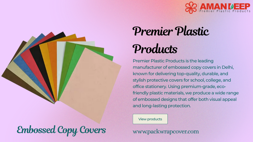 Embossed Copy Covers Manufacturer in Delhi